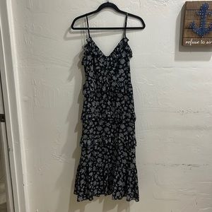 Like new Michael kors floral midi dress size S